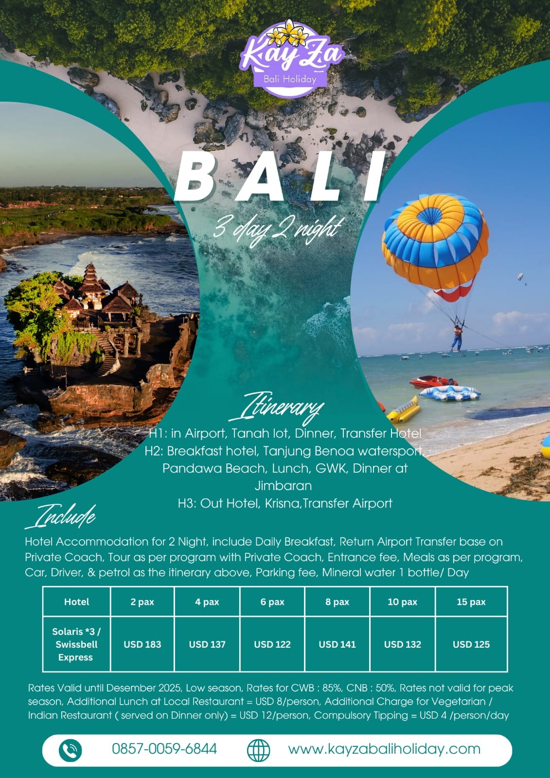 3D 2N BALI PACKAGE